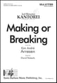 Making or Breaking SATB choral sheet music cover